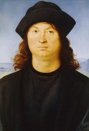 RAFFAELLO Sanzio ritratto virile della galleria borghese oil painting image